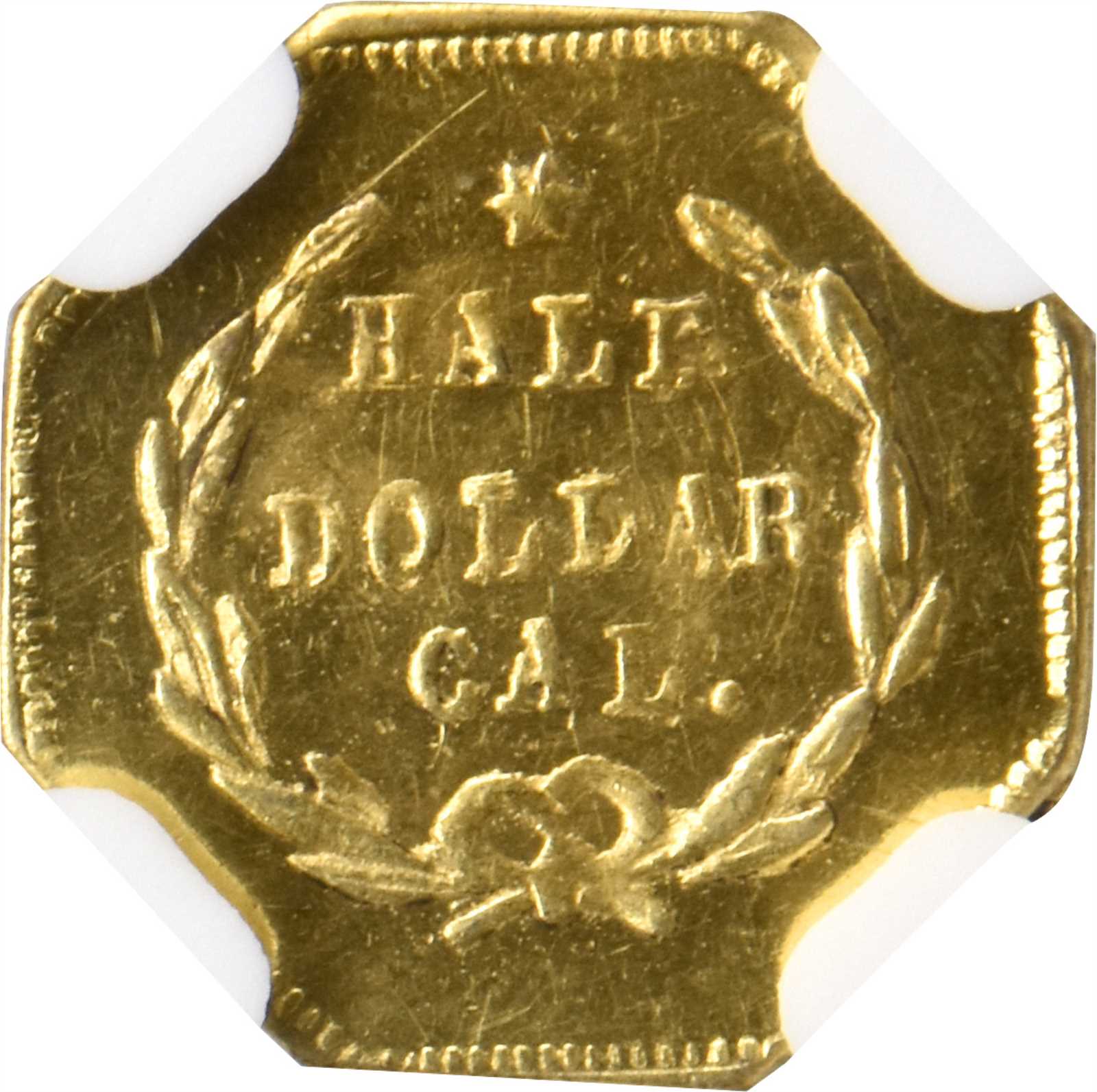 image for: 1872/1 Octagonal 50 Cents. BG-914. Rarity-4. Liberty Head. MS-63 (NGC).