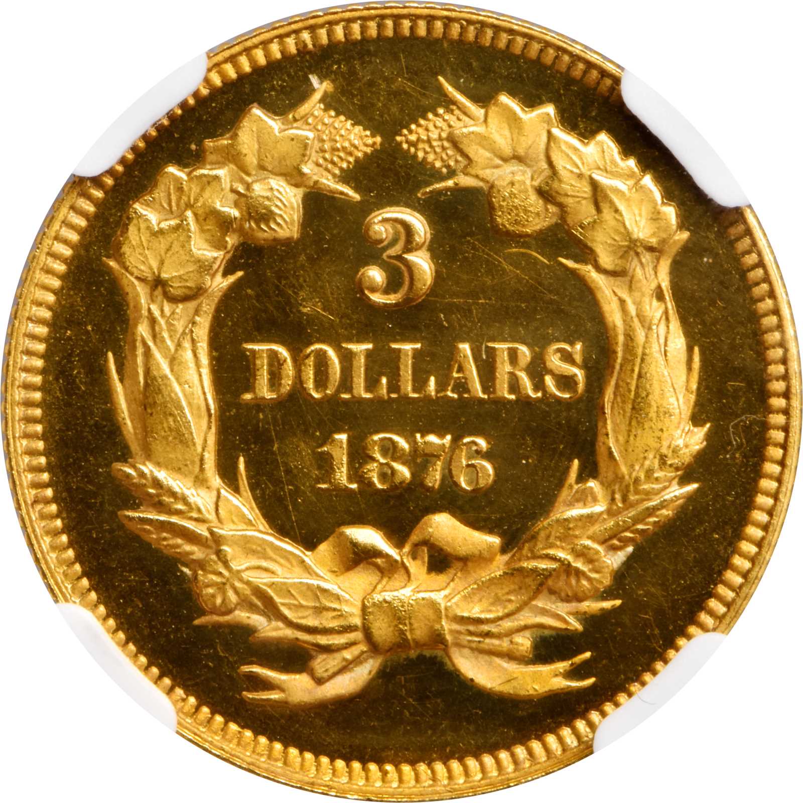 1876 $3 PR DCAM