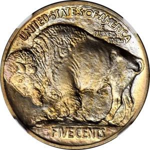 image for: 1913 Buffalo Nickel. Type I. Proof-68 (NGC).