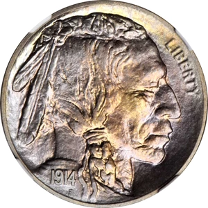 image for: 1914 Buffalo Nickel. Proof-68+ (NGC).