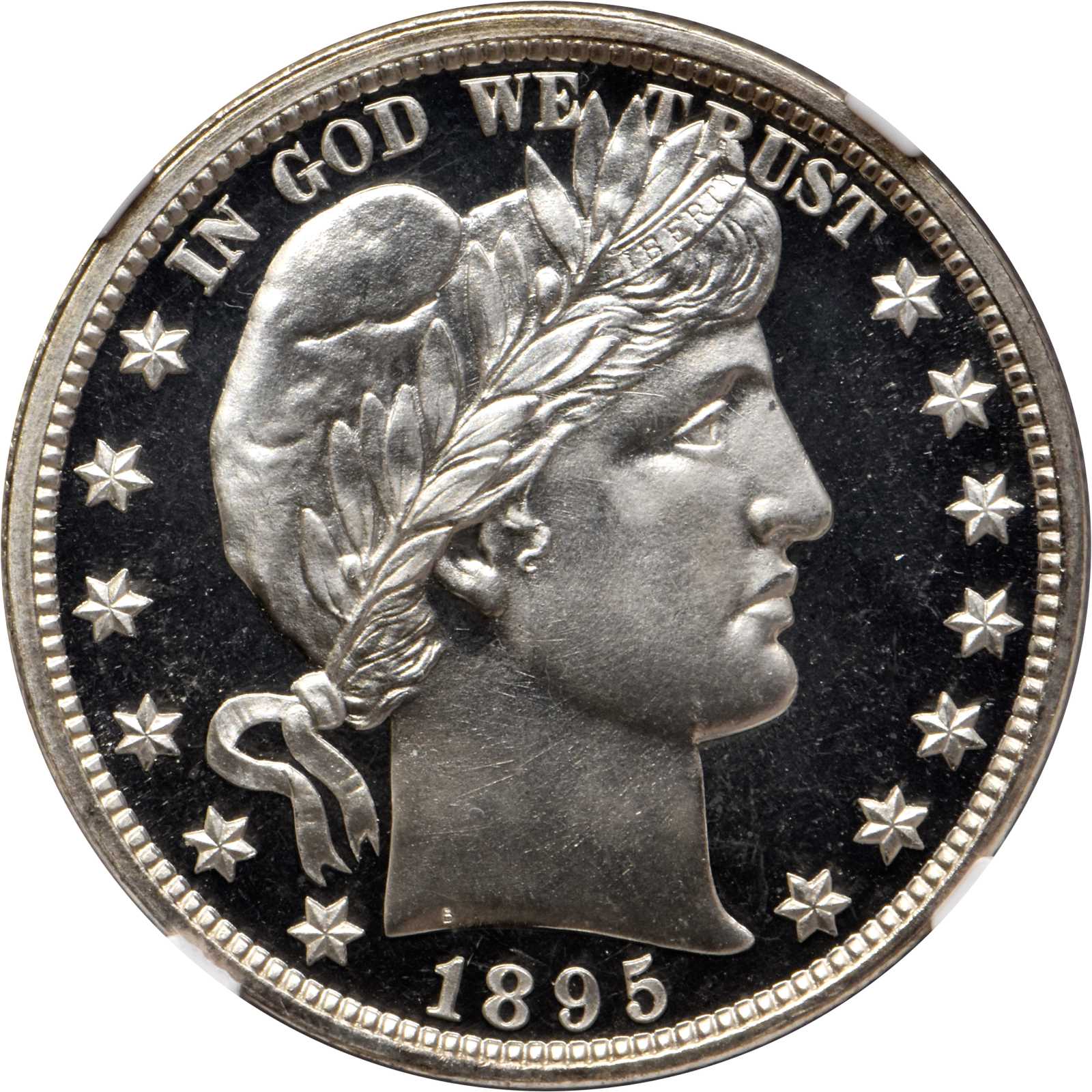 image for: 1895 Barber Half Dollar. Proof-69 Cameo (NGC).