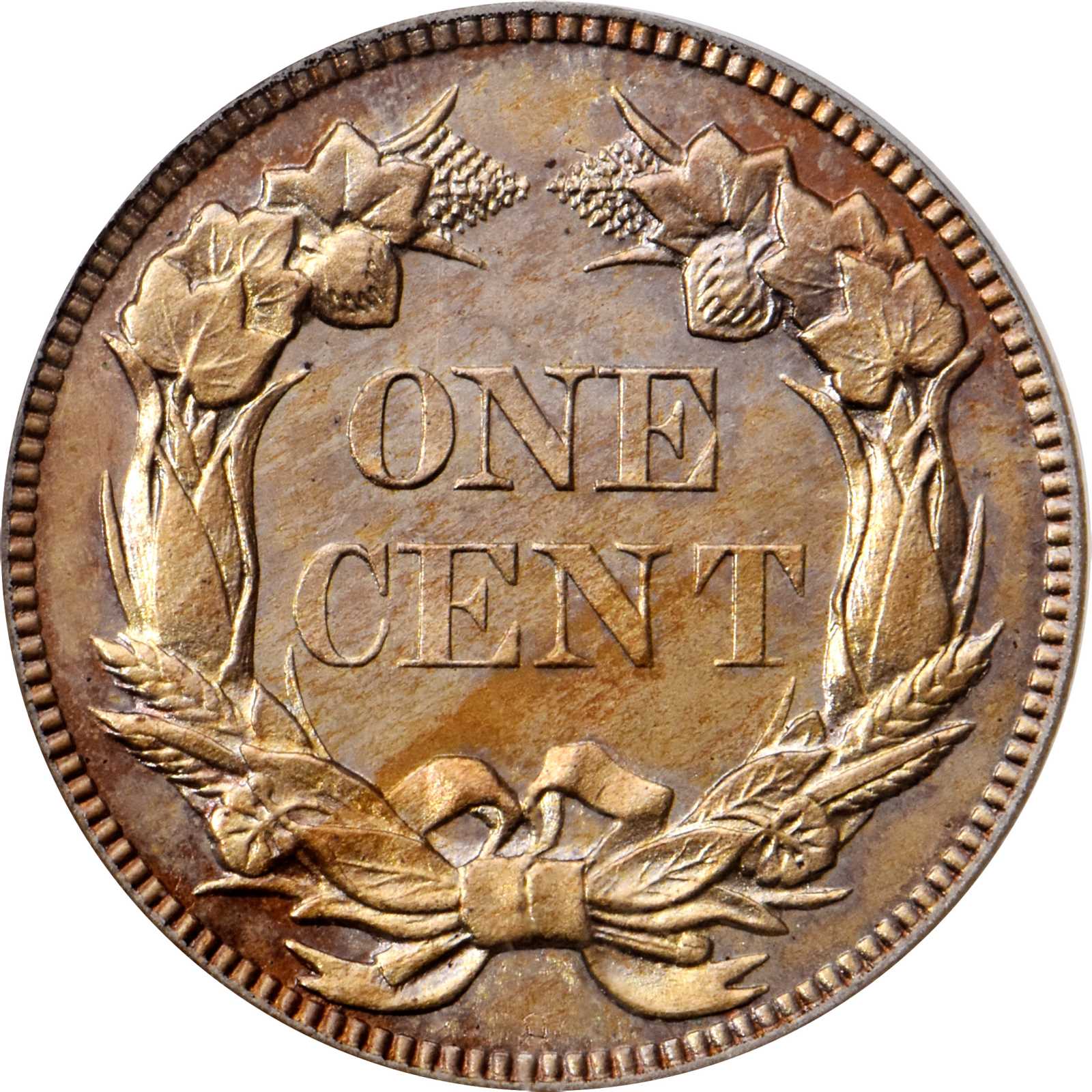 image for: 1857 Flying Eagle Cent. Snow-PR1. Proof-64 Cameo (PCGS).