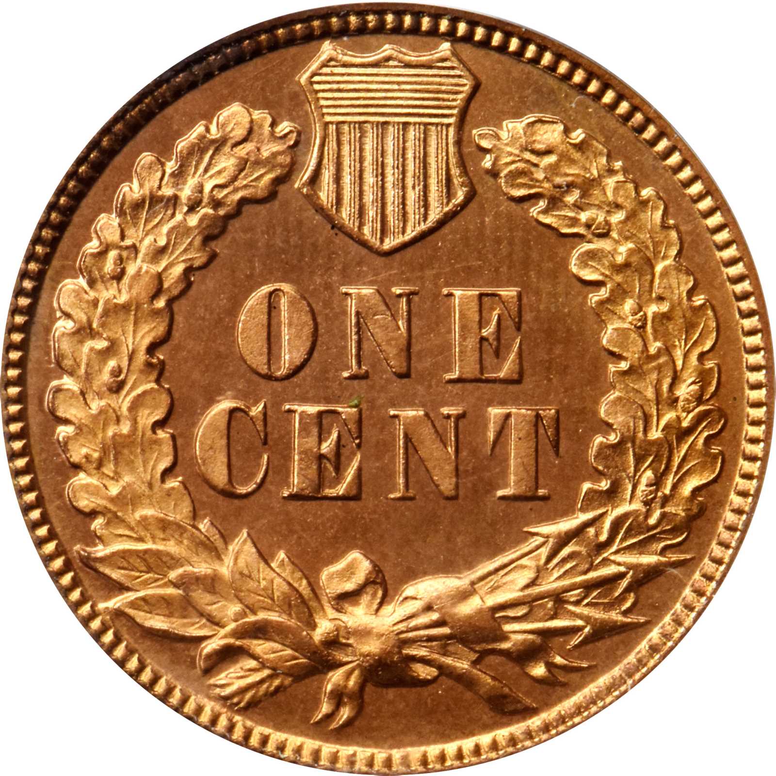 image for: 1887 Indian Cent. Snow-PR6. Proof-65 RD Cameo (PCGS).