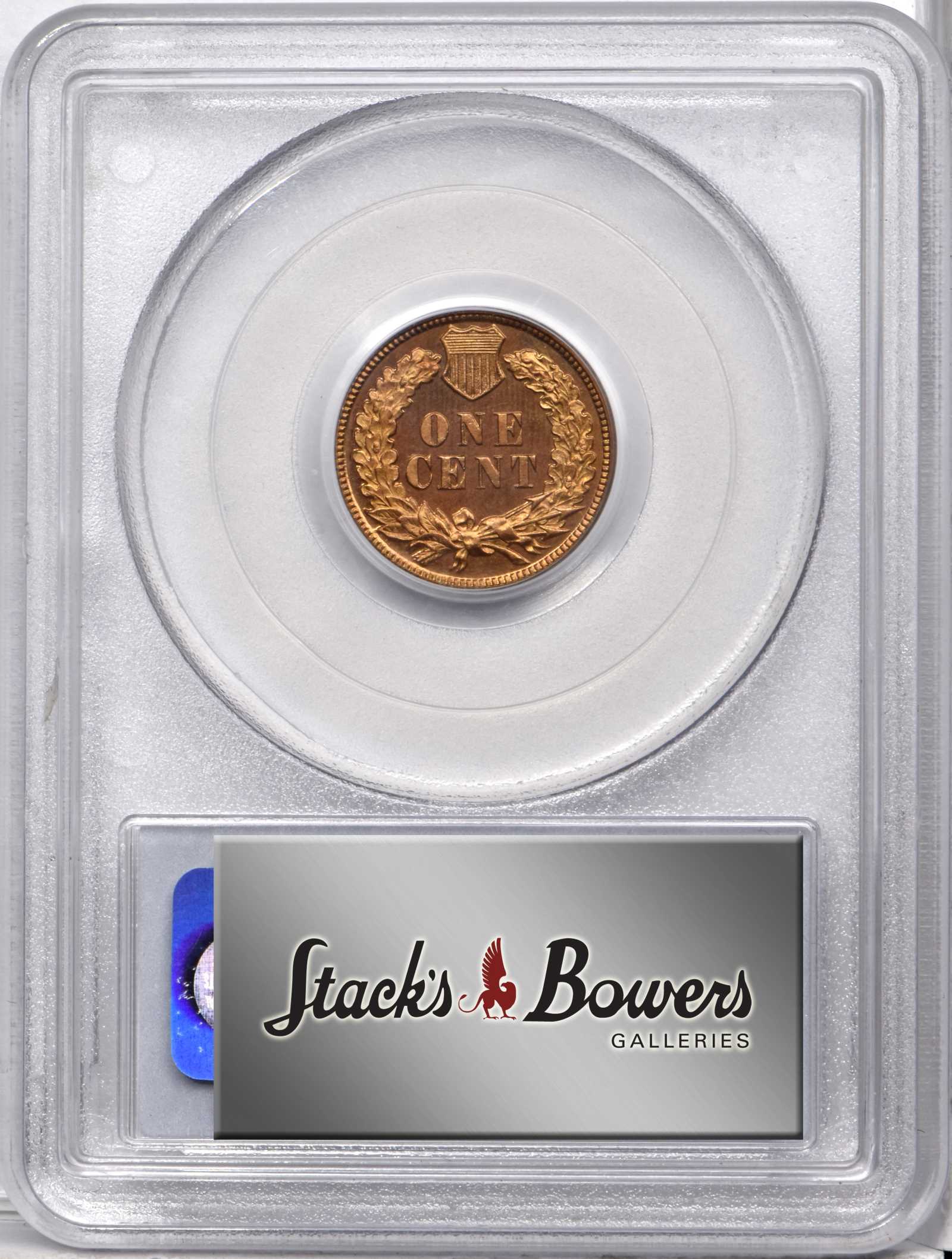 image for: 1887 Indian Cent. Snow-PR6. Proof-65 RD Cameo (PCGS).