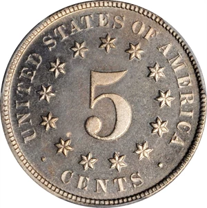 image for: 1879/8 Shield Nickel. Proof-68 (PCGS).