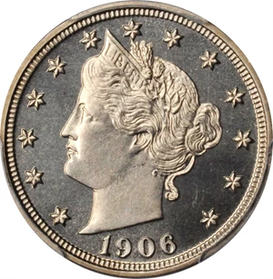image for: 1906 Liberty Head Nickel. Proof-67+ (PCGS). CAC.