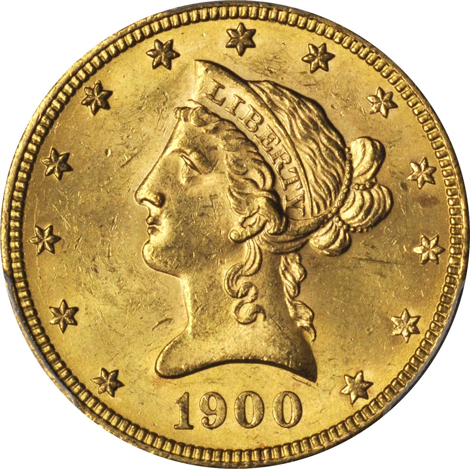 image for: 1900-S Liberty Head Eagle. MS-63+ (PCGS). CAC.