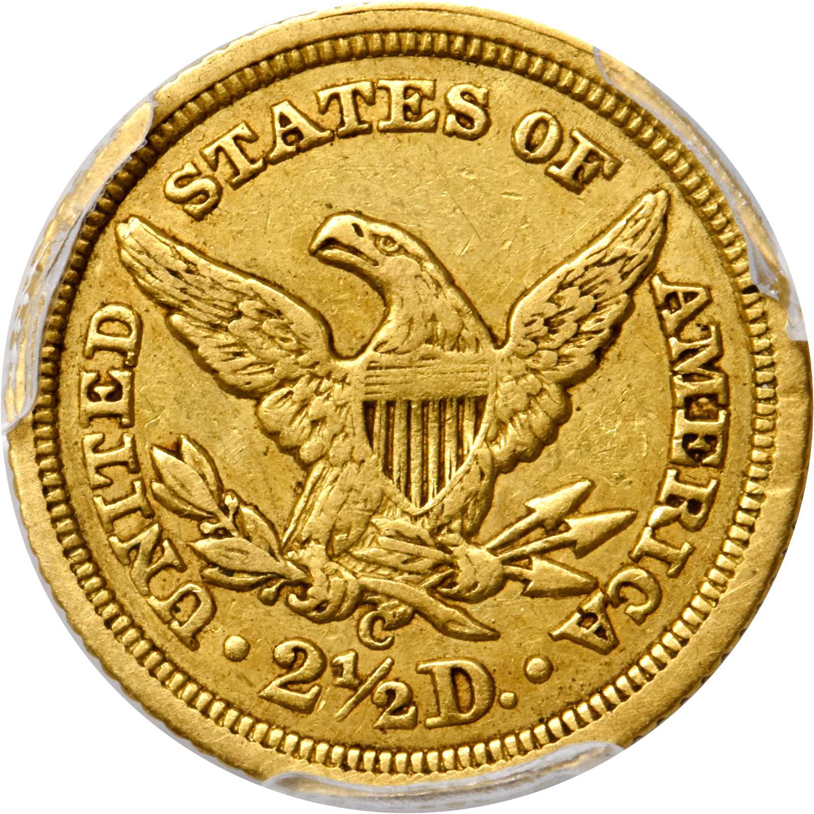 image for: 1843-C Liberty Head Quarter Eagle. Small Date. Winter-1, the only known dies. Die State III. EF-40 (PCGS). CAC.
