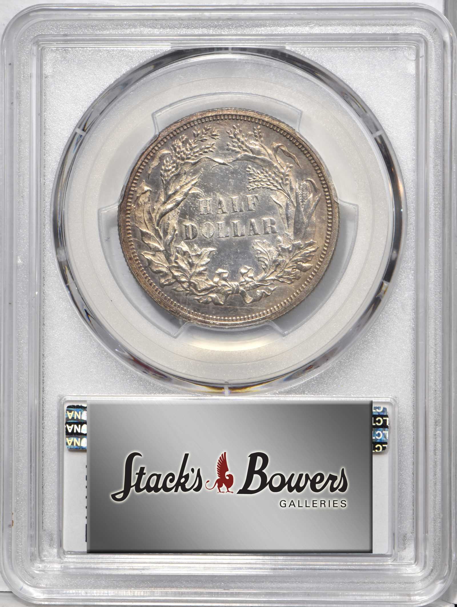 image for: 1859 Pattern Half Dollar. Judd-247, Pollock-286. Rarity-7+. Silver. Reeded Edge. Proof-63 (PCGS).