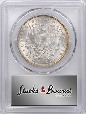 image for: 1888-O Morgan Silver Dollar. VAM-1B. Top 100 Variety. Scarface. MS-63+ (PCGS).