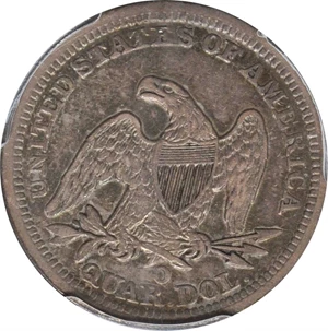 image for: 1847-O Liberty Seated Quarter. Briggs 1-A. VF-35 (PCGS).