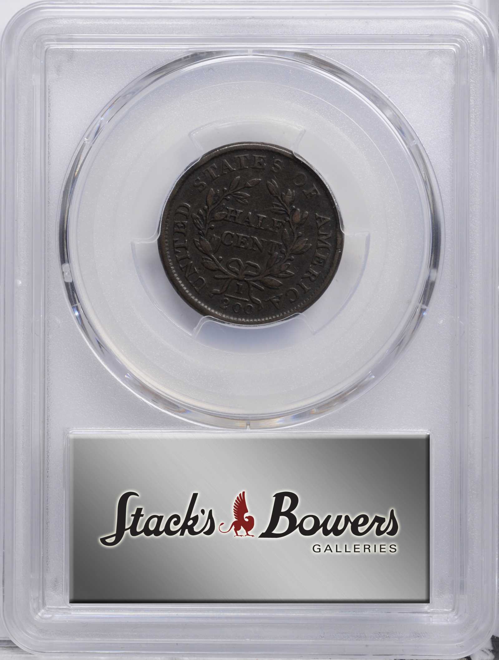 1805 1/2c Large 5, Stems MS BN F15 BN CAC thumbnail 4