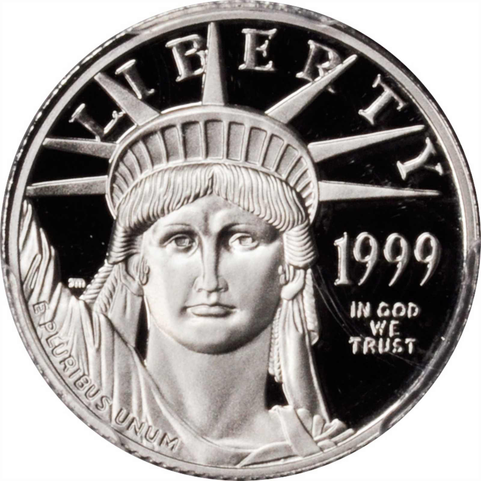 image for: 1999-W Tenth-Ounce Platinum Eagle. Proof-69 Deep Cameo (PCGS).