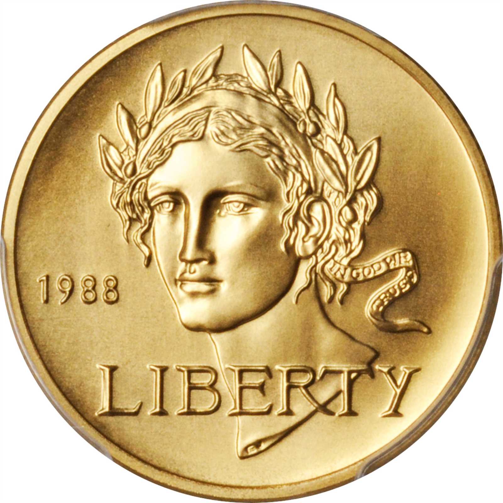 image for: 1988-W Seoul Olympiad Gold $5. MS-69 (PCGS).