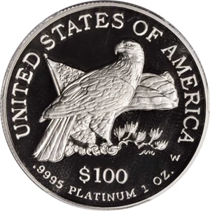 image for: 2003-W One-Ounce Platinum Eagle. Proof-69 Deep Cameo (PCGS).