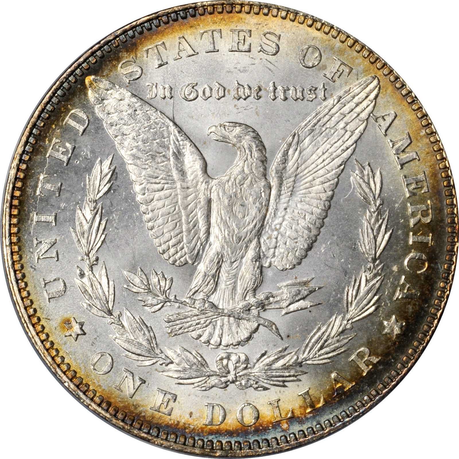 image for: 1878 Morgan Silver Dollar. 7/8 Tailfeathers. VAM-41B. Top 100 Variety. Strong, 7/7 Tailfeathers. MS-62 (ANACS).