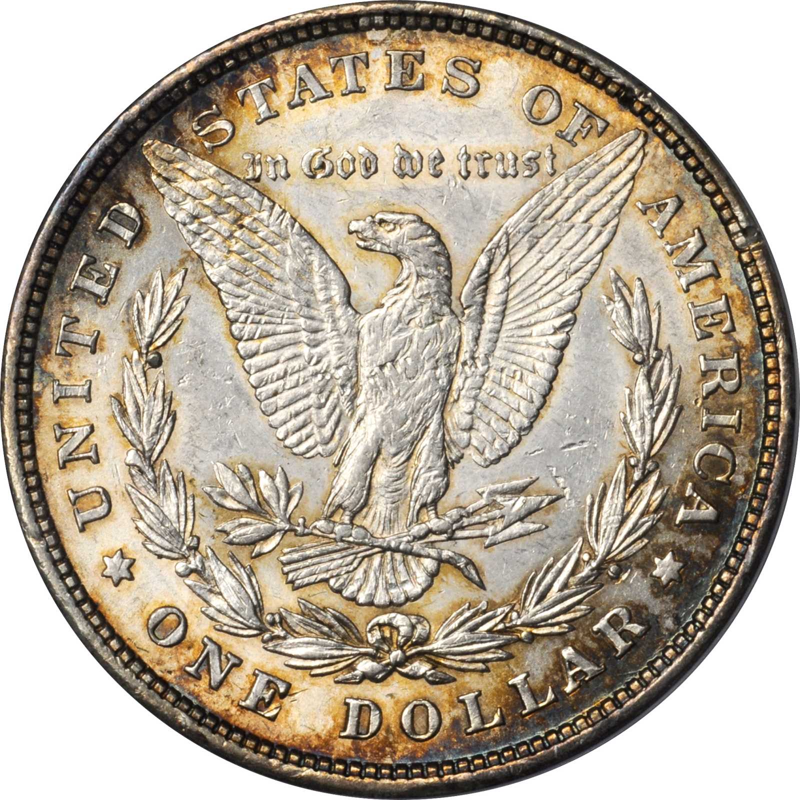 image for: 1878 Morgan Silver Dollar. 8 Tailfeathers. VAM-7. Tripled E. AU-55 (ANACS).