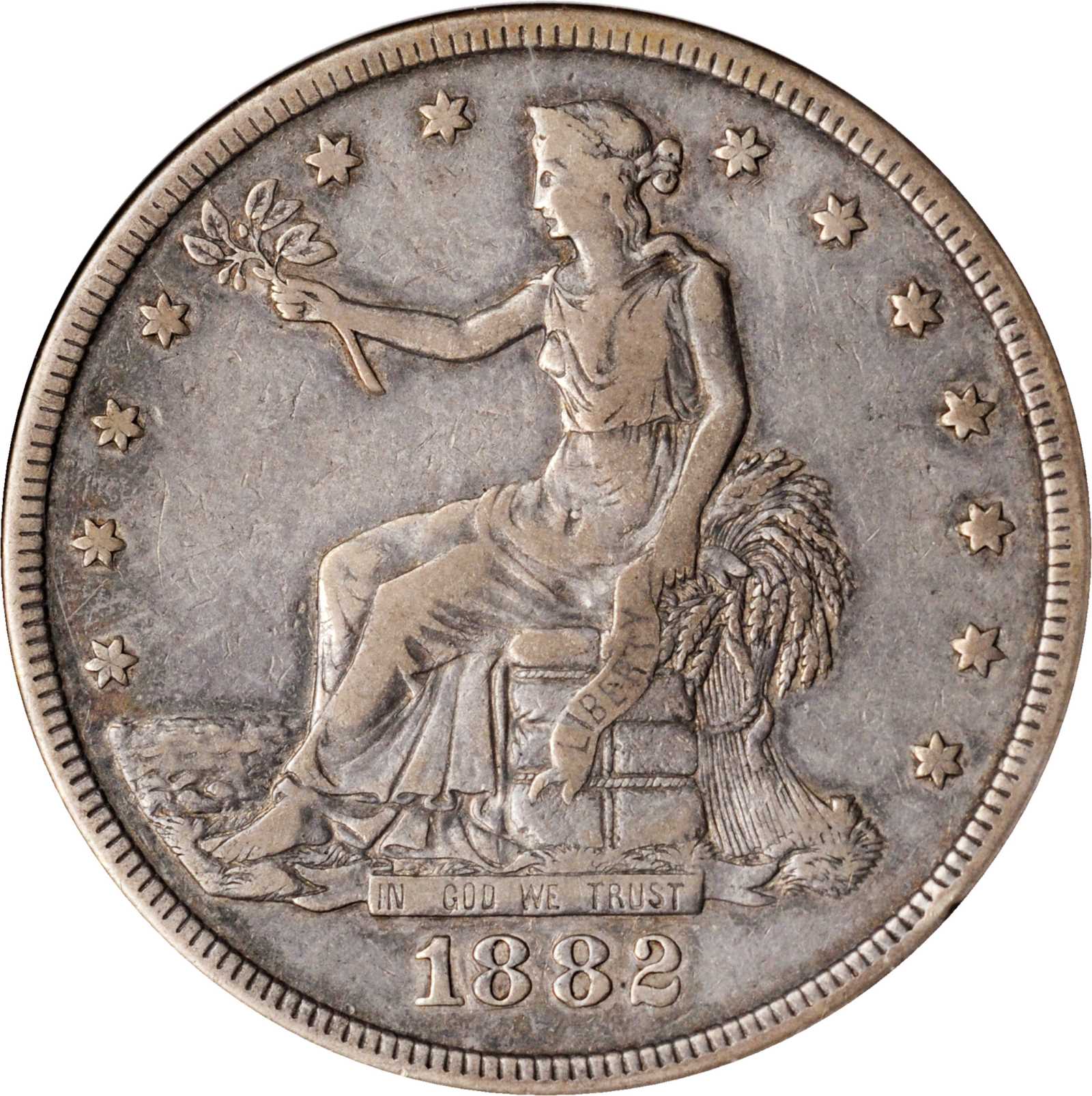 image for: 1882 Trade Dollar. Proof-40 (ANACS). OH.