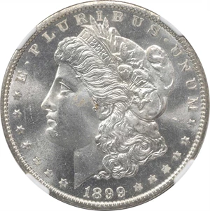 image for: 1899-O Morgan Silver Dollar. MS-66 PL (NGC).