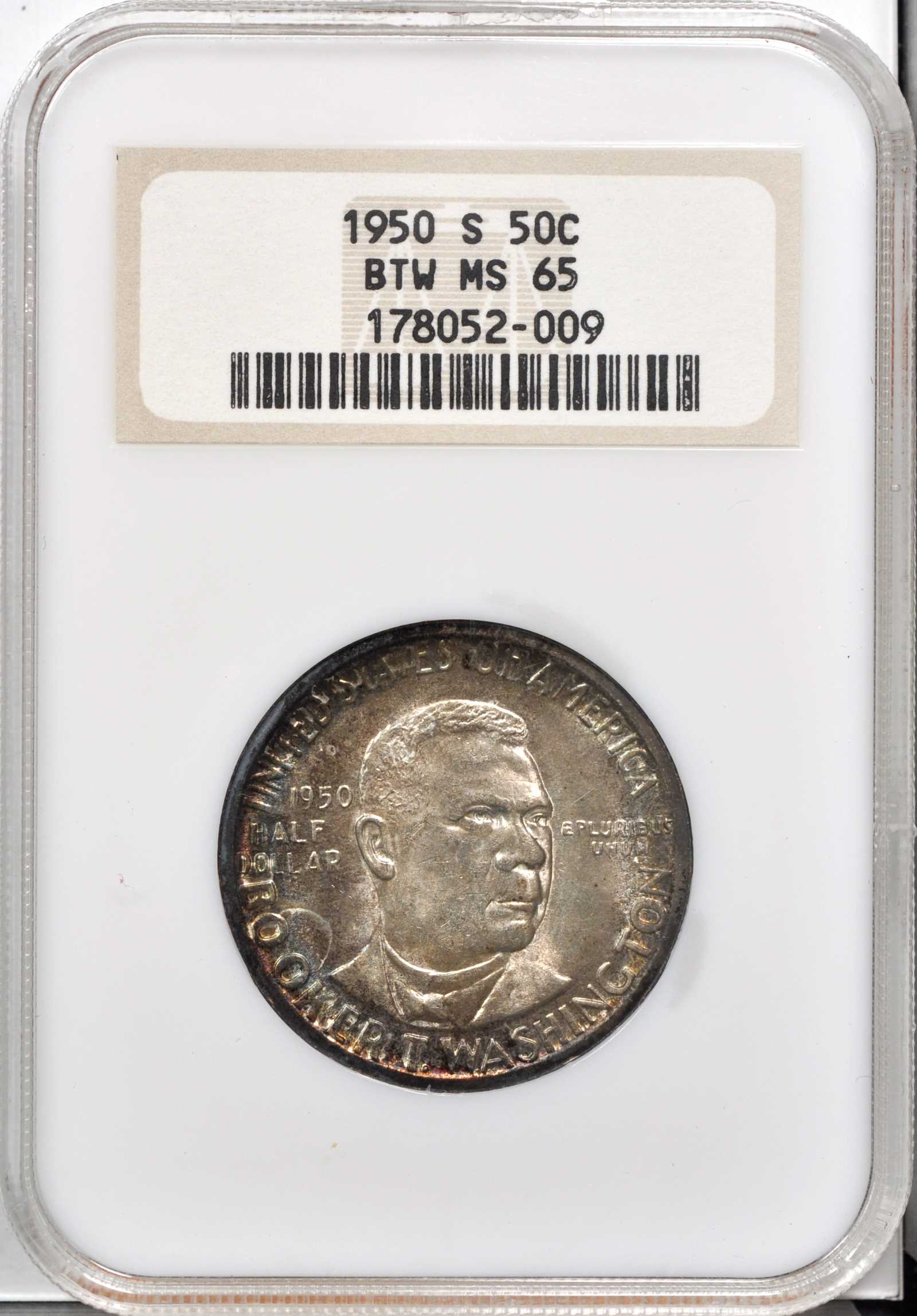 1950 Booker T. Washington Half dollar MS Values | Greysheet