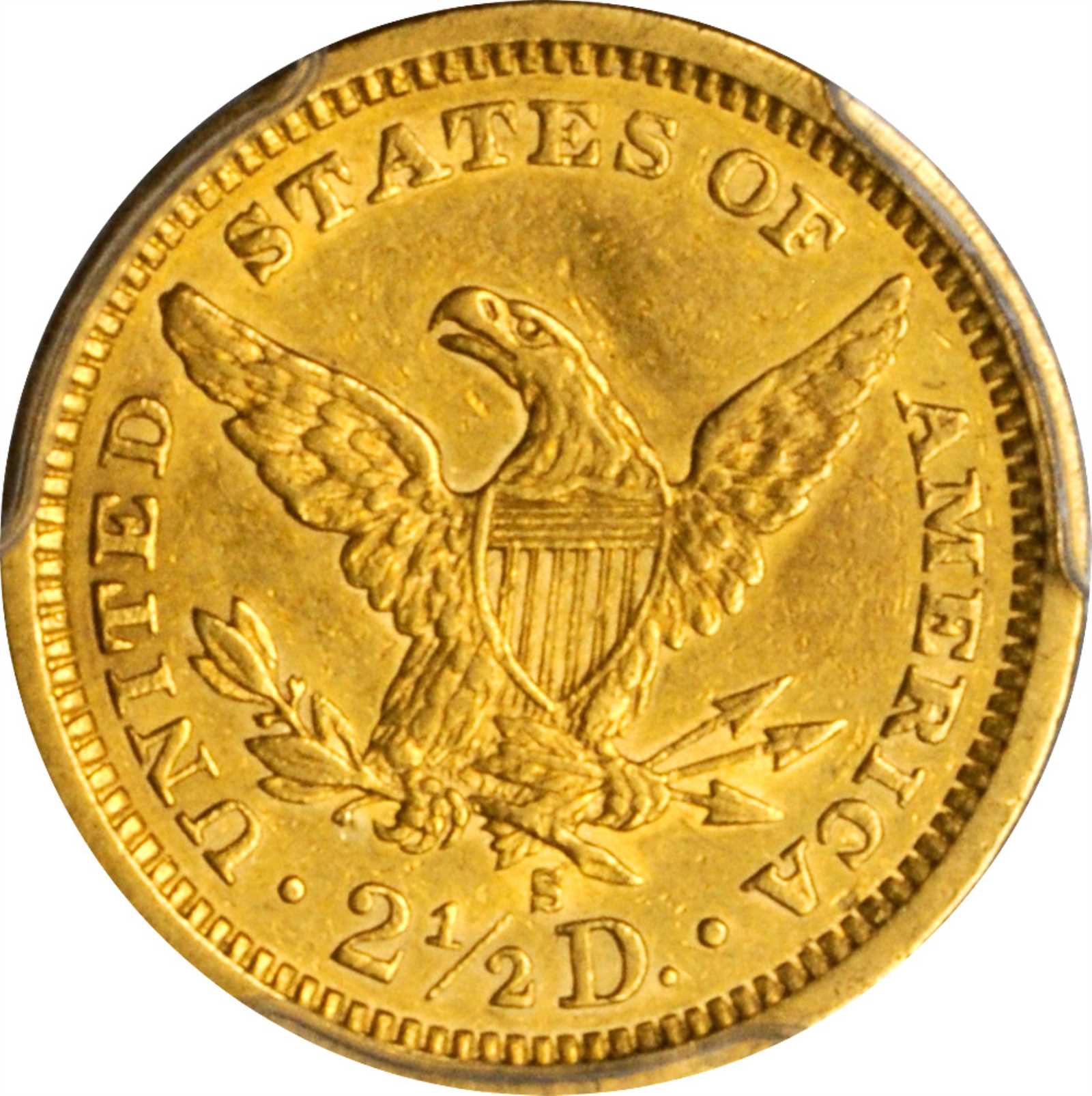 image for: 1879-S Liberty Head Quarter Eagle. AU-50 (PCGS).