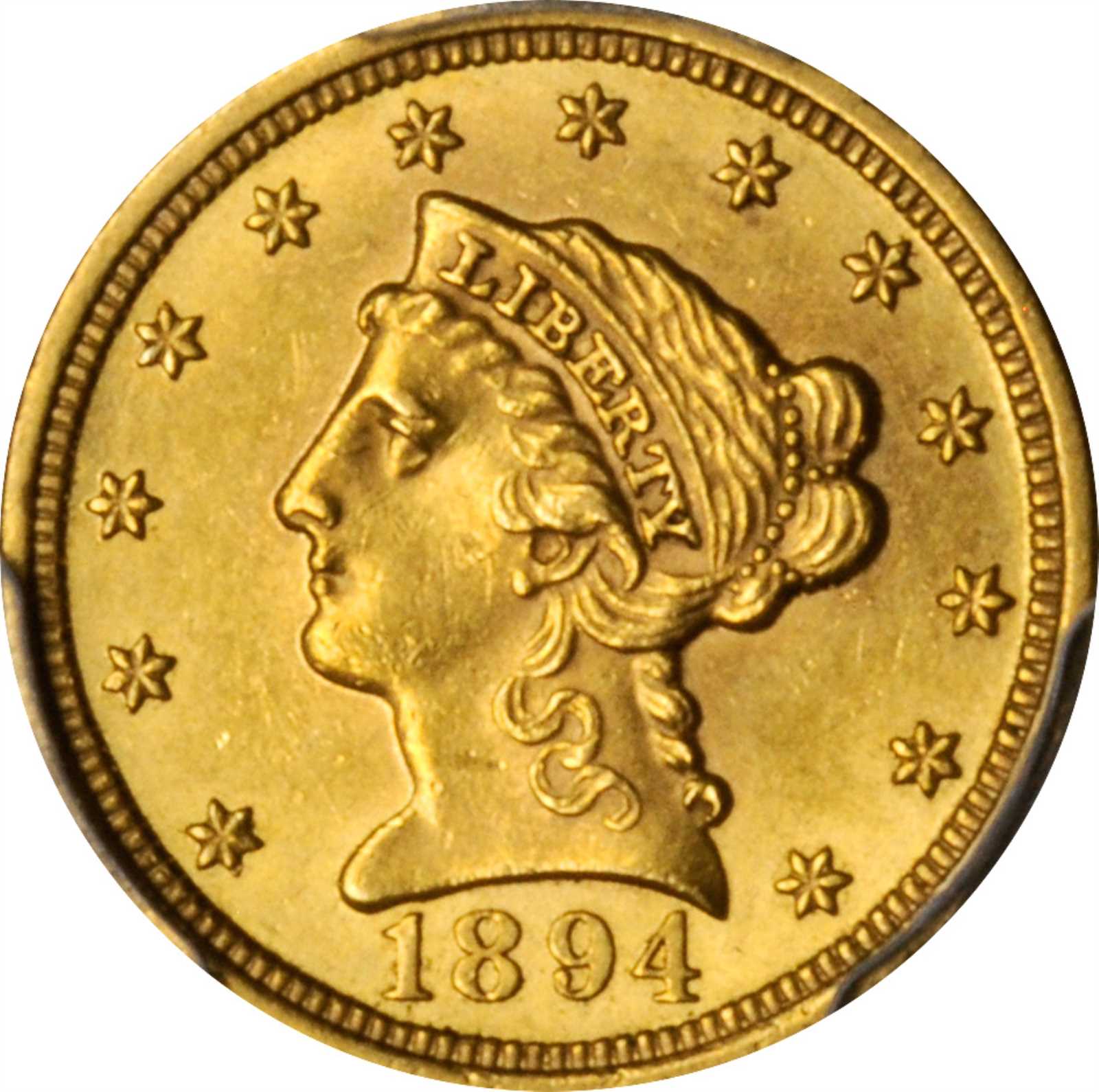 image for: 1894 Liberty Head Quarter Eagle. MS-62 (PCGS).