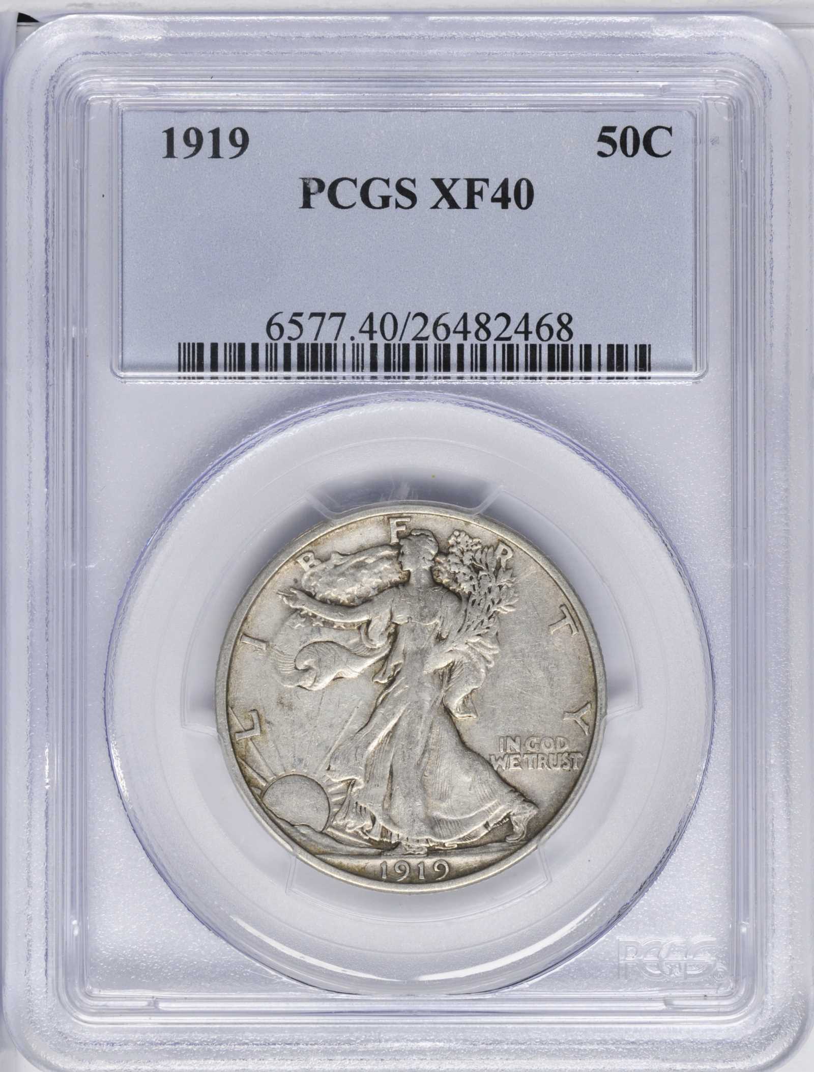 1919 50c XF45 thumbnail 4