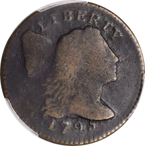 image for: 1795 Liberty Cap Cent. Lettered Edge. Good-6 (PCGS).