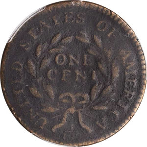 image for: 1795 Liberty Cap Cent. Lettered Edge. Good-6 (PCGS).