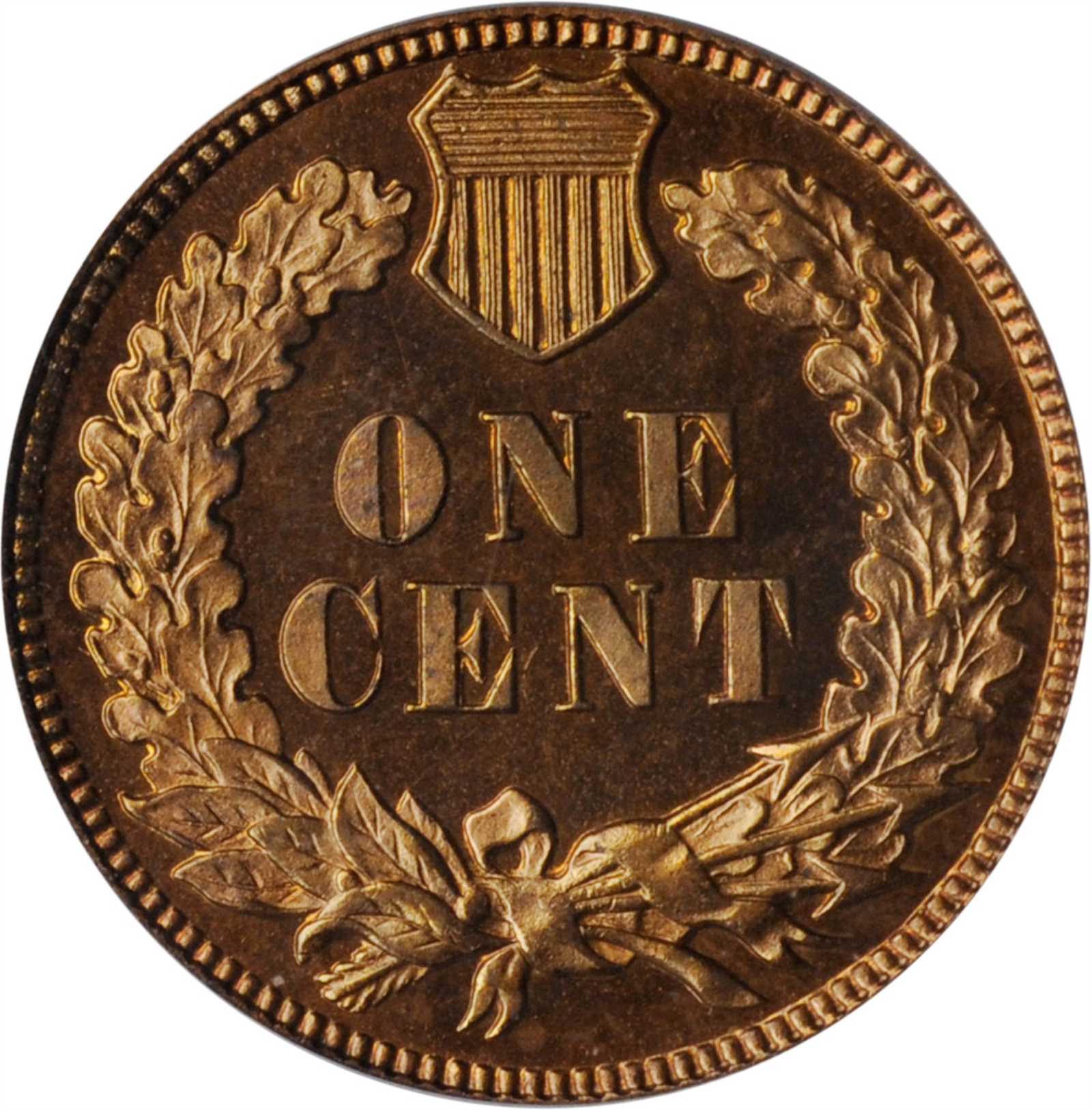 image for: 1892 Indian Cent. Proof-65 RD Cameo (PCGS). CAC.