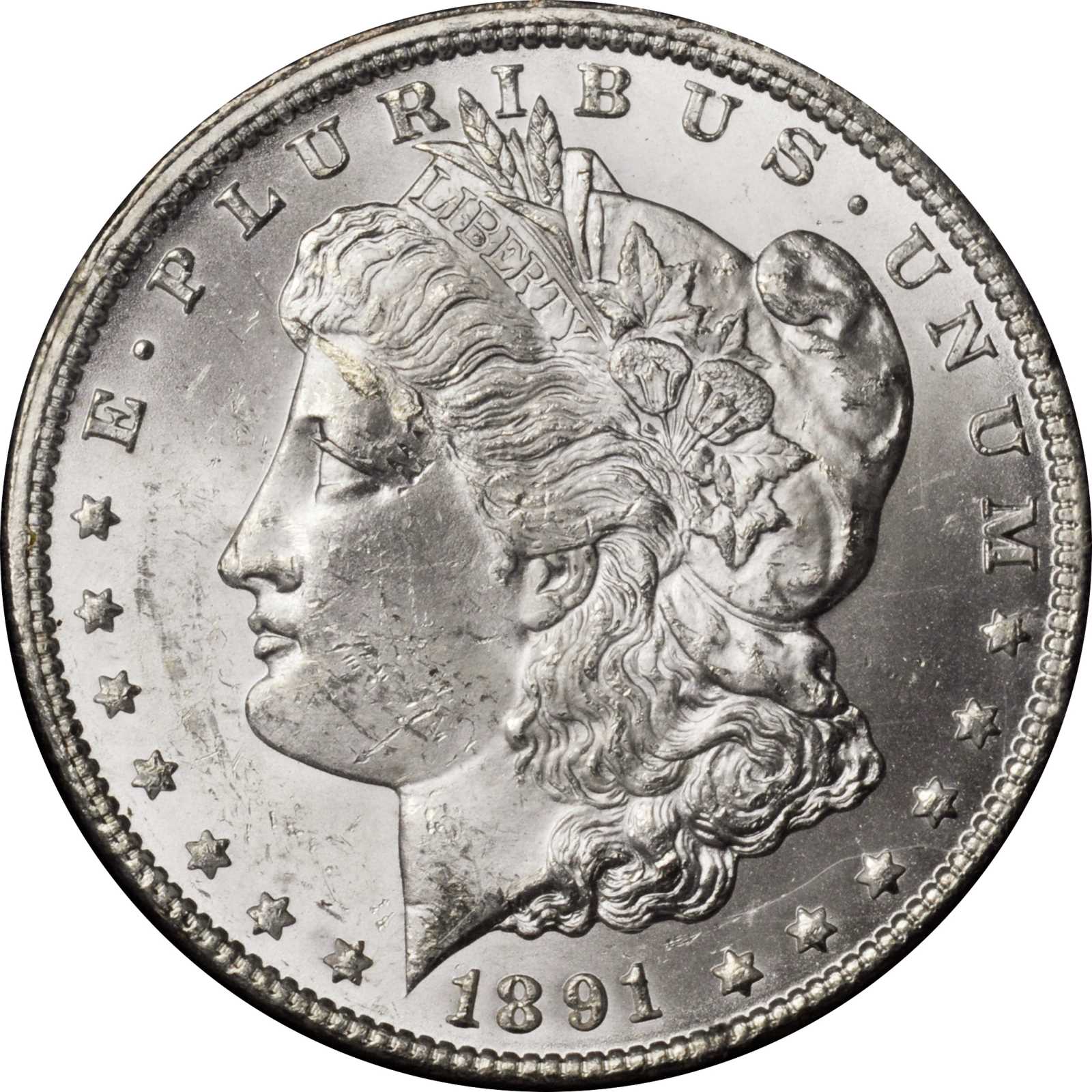 image for: 1891-CC GSA Morgan Silver Dollar. MS-62 (NGC).