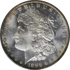 image for: 1899-O Morgan Silver Dollar. MS-65 PL (PCGS). OGH.