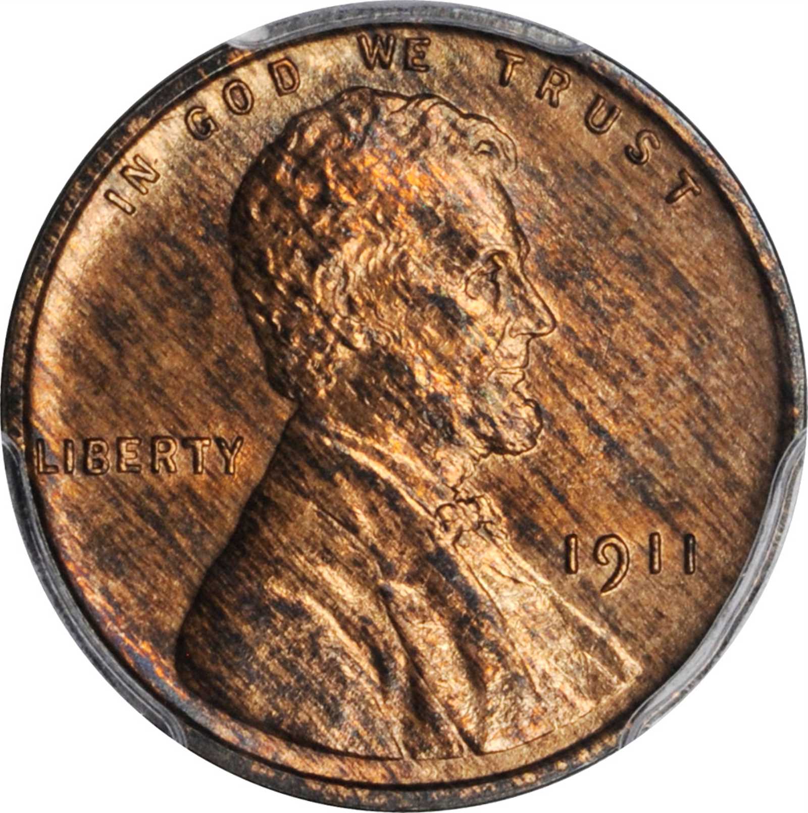 image for: 1911 Lincoln Cent. Proof-62 RB (PCGS).