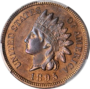 image for: 1895 Indian Cent. Proof-62 RB (PCGS).