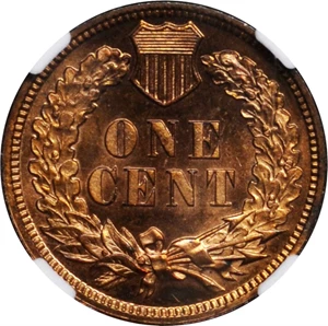 image for: 1899 Indian Cent. Proof-65 RD (NGC).