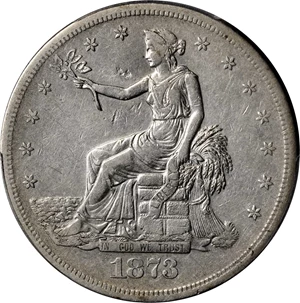 image for: 1873-S Trade Dollar. VF-35 (PCGS).