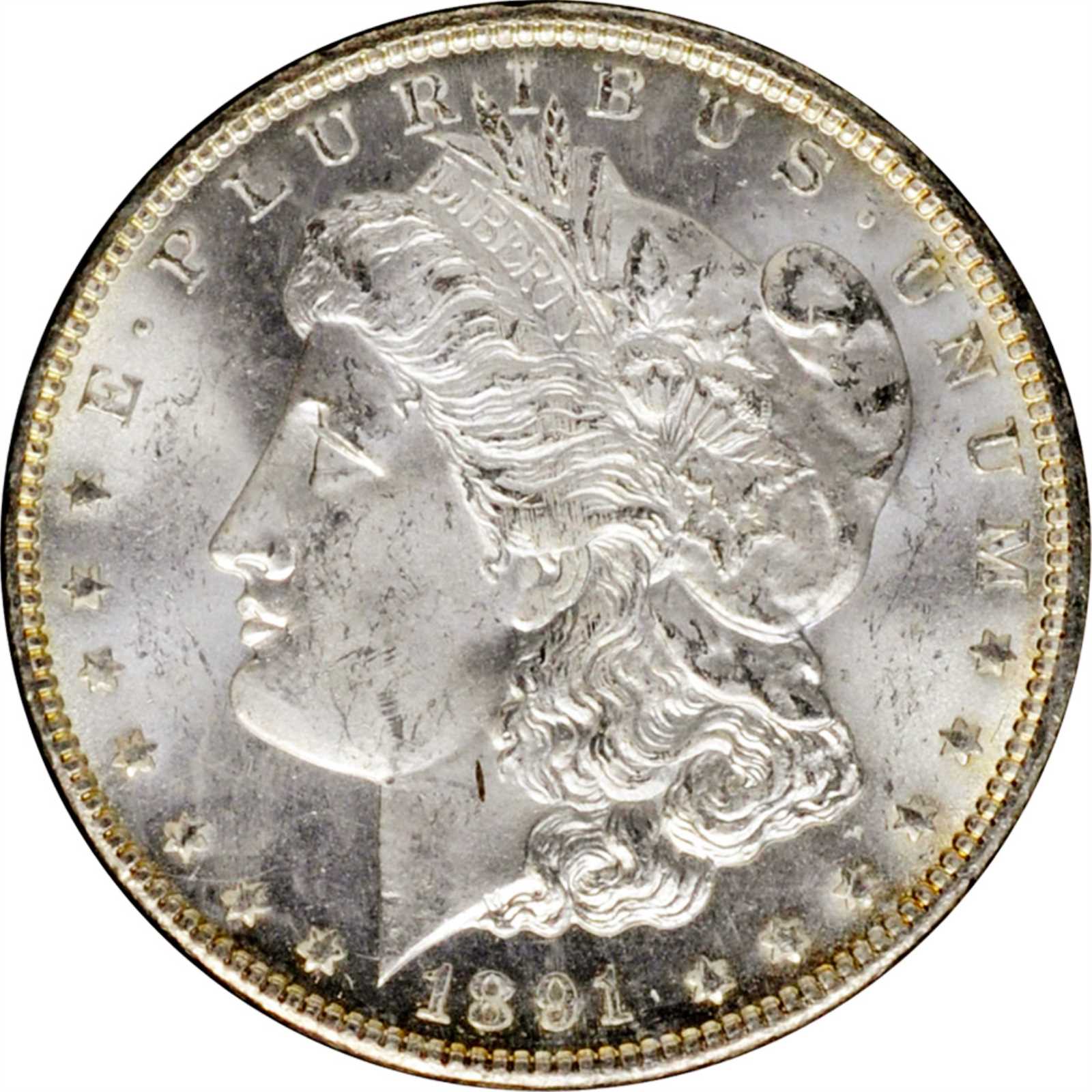 image for: 1891-CC GSA Morgan Silver Dollar. MS-63 (ANACS).