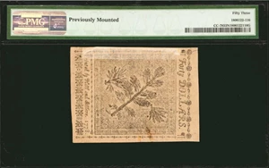 image for: CC-78. Continental Currency. April 11, 1778. $40. PMG About Uncirculated 53 Net. Previously Mounted.
