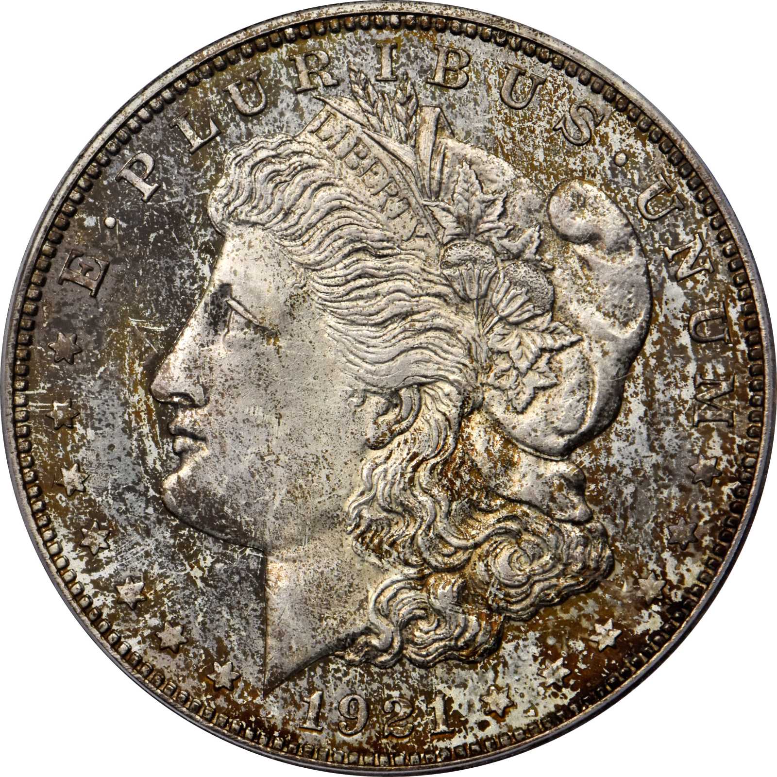 image for: 1921 Morgan Silver Dollar. Chapman. Proof-64 (PCGS).