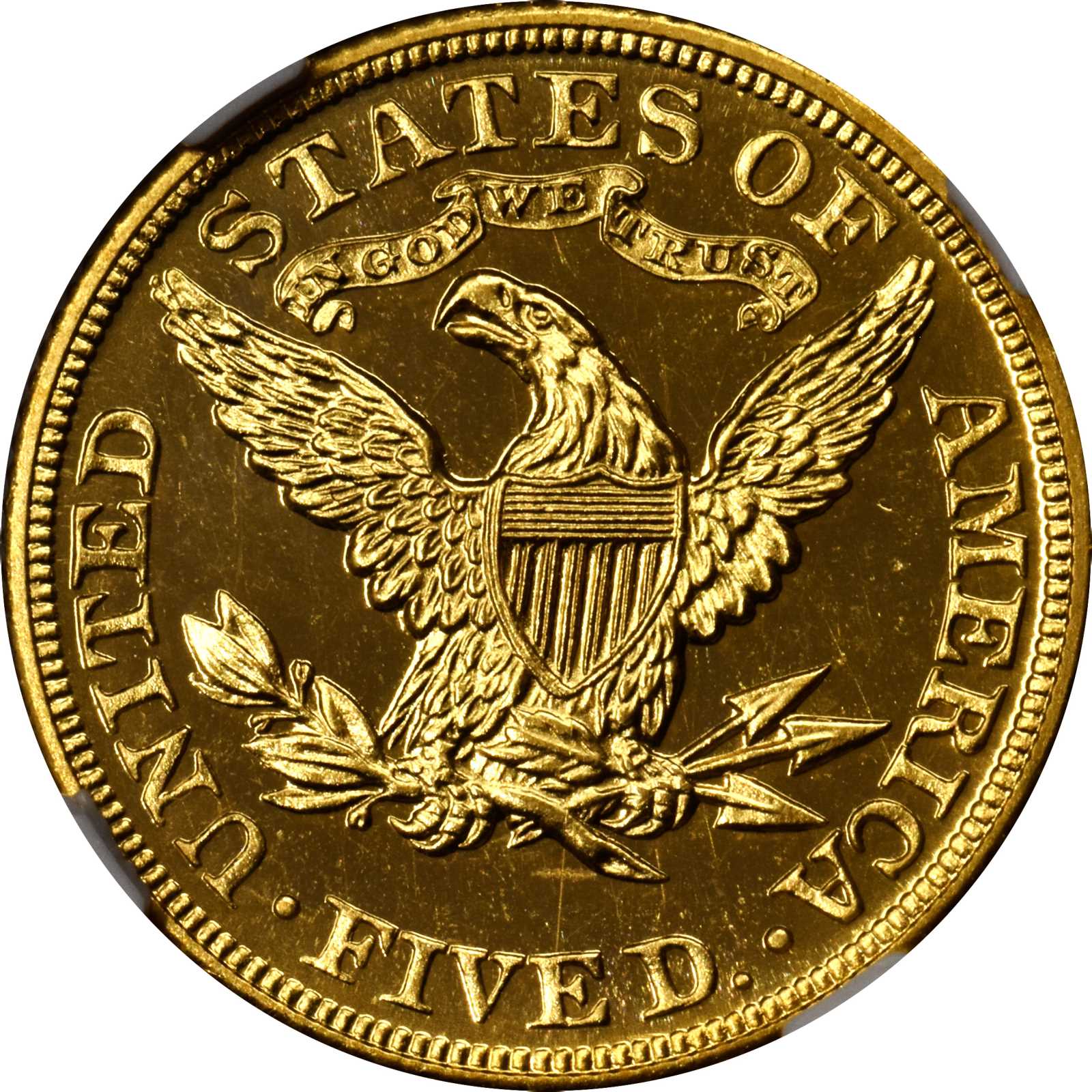 image for: 1904 Liberty Head Half Eagle. JD-1. Rarity-4. Proof-66 Cameo (NGC).