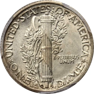 image for: 1916-D Mercury Dime. MS-65 (PCGS).
