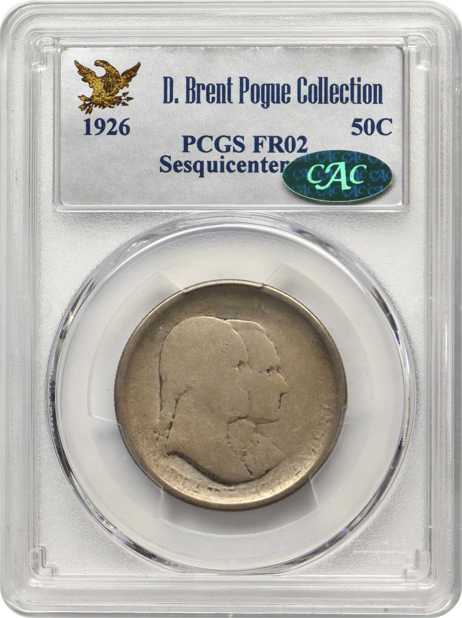 1926 50c Sesquicentennial VF20 thumbnail 7