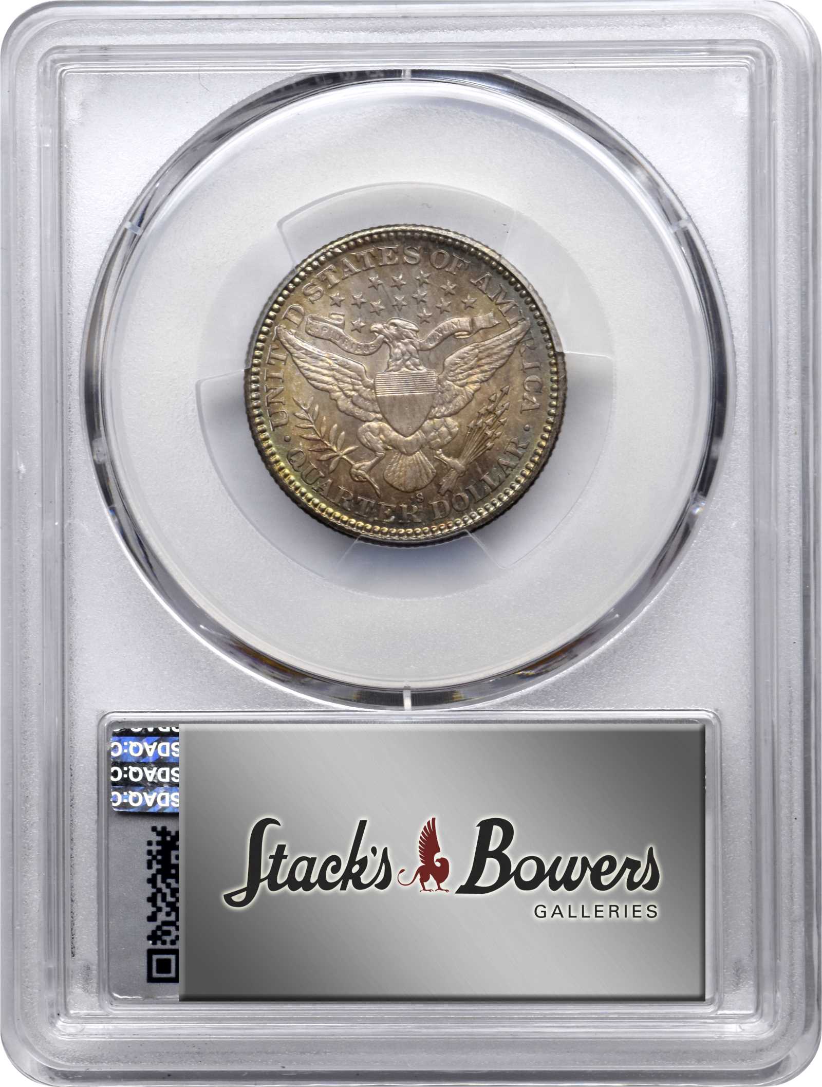1908-S 25c MS67 CAC thumbnail 5