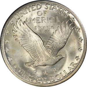 image for: 1917-S Standing Liberty Quarter. Type II. MS-67 FH (PCGS). CAC.