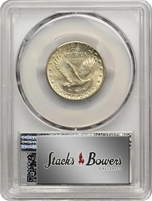 image for: 1917-S Standing Liberty Quarter. Type II. MS-67 FH (PCGS). CAC.