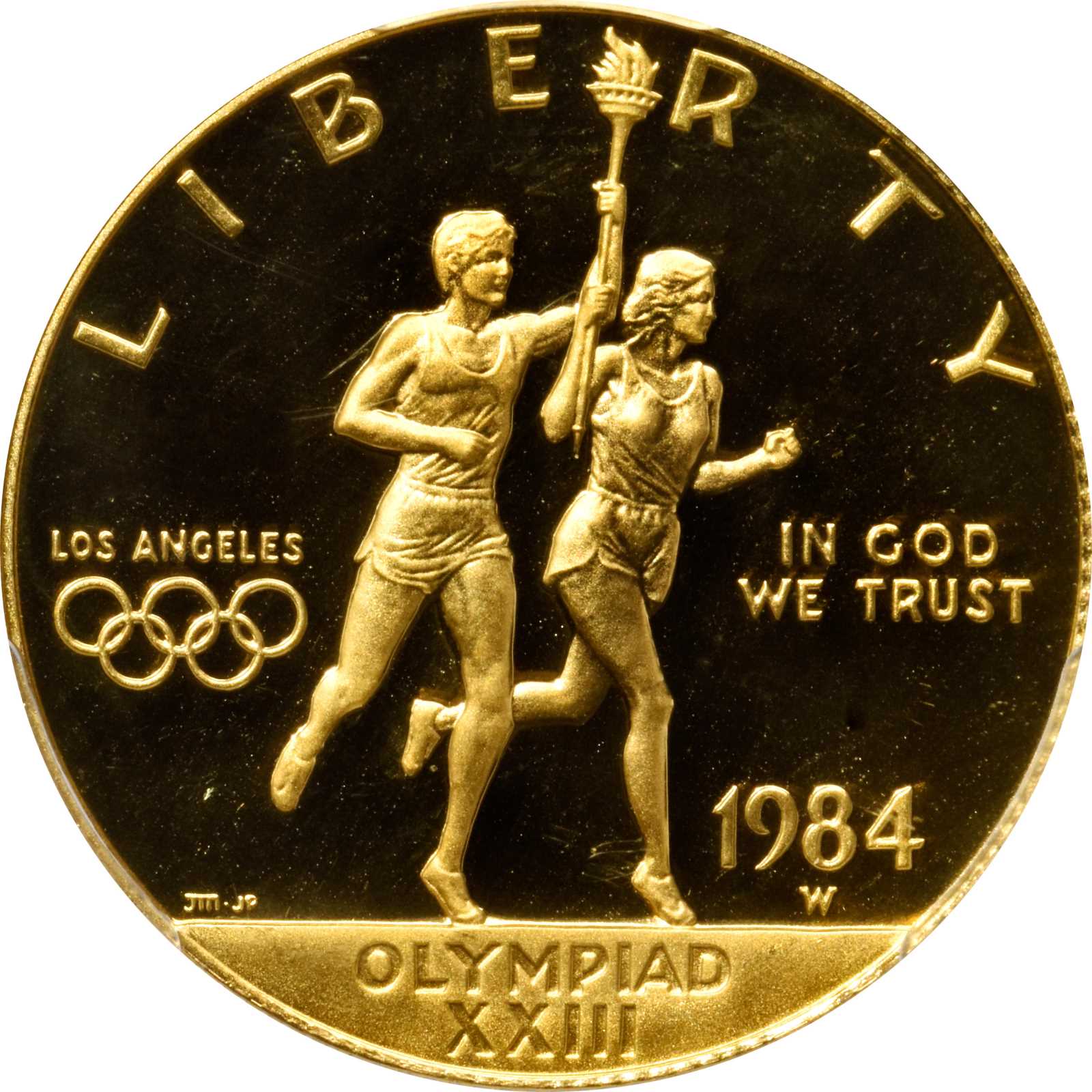image for: 1984-W Los Angeles Olympiad Gold $10. Proof-69 Deep Cameo (PCGS).