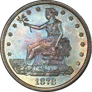 image for: 1878-S Trade Dollar. MS-66 (PCGS). CAC.
