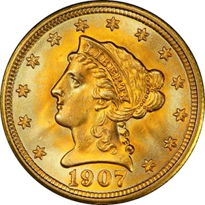 1863 $2.50 Liberty Gold Values & Prices | Greysheet