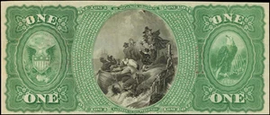 image for: Lincoln, Illinois. $1 Original. Friedberg 382a. The First NB. Charter #2126. PMG Choice Uncirculated 64 EPQ.
