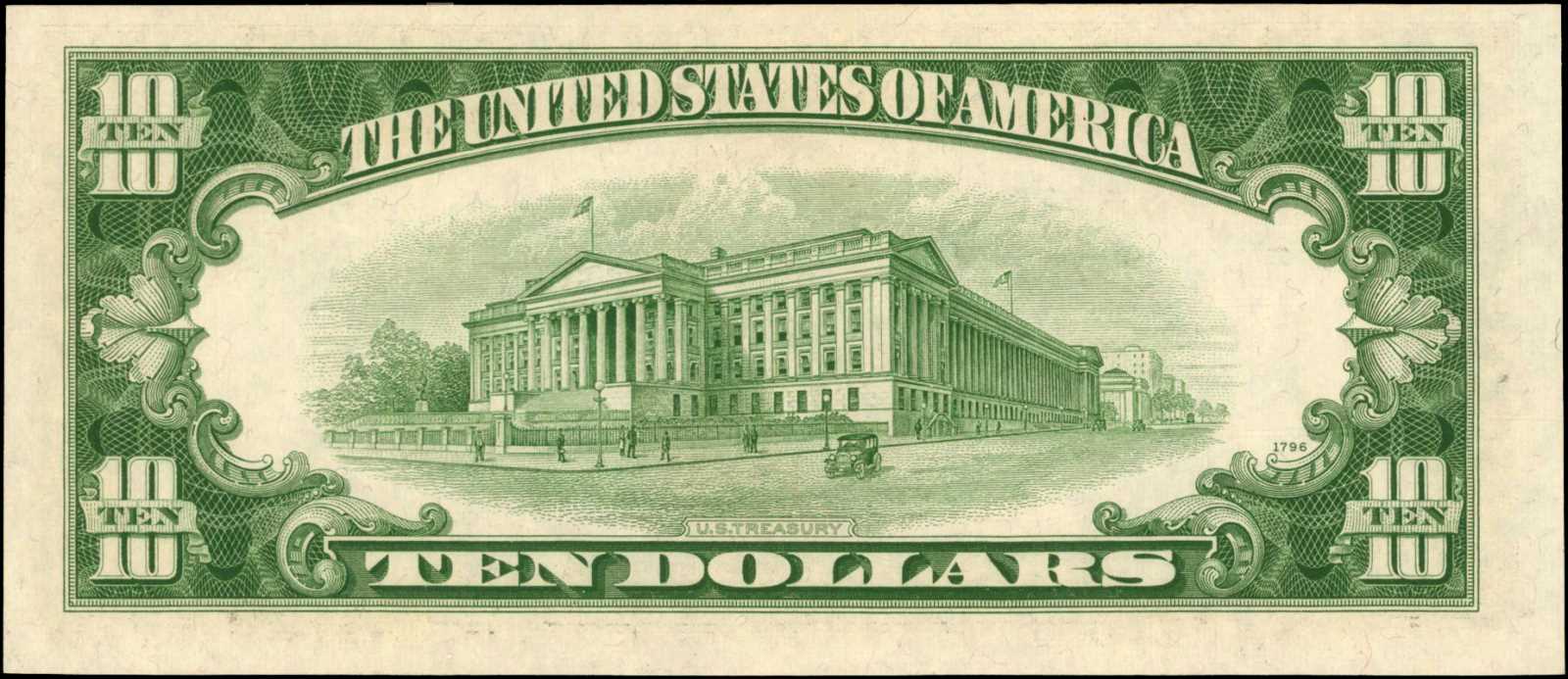 image for: Friedberg 2014-E*. 1950D $10  Federal Reserve Star Note. Richmond. PMG Gem Uncirculated 65 EPQ.